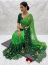 Jk 133 Georgette Bandhej Printed Saree